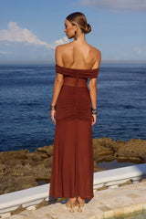MEILA MAXI DRESS ESPRESSO