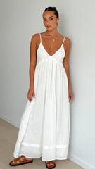 Elouise Maxi Dress White