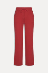 Emma Thermal Low Rise Pants Strawberry Red