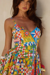 HENERIETTA MINI DRESS PHAEDRA PRINT