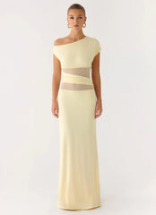 Like Honey Maxi Dress Butter Yellow
