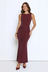 Mariners Glow Glitter Maxi Dress Plum