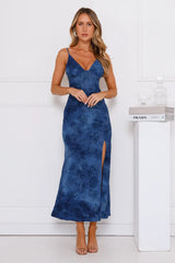 Lets Socialise Maxi Dress Blue