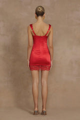 CLAUDELLE MINI DRESS RED