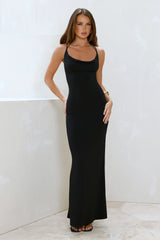 Queen Of Influence Maxi Dress Black