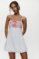 Imani Cotton Mini Dress Sweet Bloom