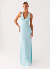 Desi Halterneck Maxi Dress Mint