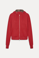 Weekend Zip Up Hoodie Strawberry Red