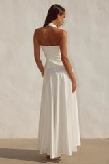 ODINA SQUARE NECK MAXI DRESS IVORY