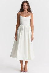 ivory corset sundress