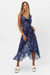 Molly Midi Dress Blue Jean