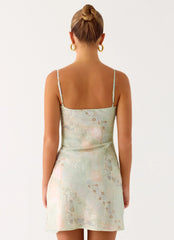 Reflection Mini Dress Mystic Paisley