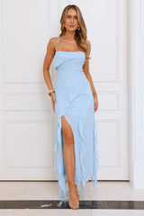 Station Of Luxe Maxi Dress Blue