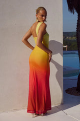 KYREE MAXI DRESS MIMOSA OMBRE