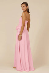 DANIKA SIDE SLIT MAXI DRESS MUSK