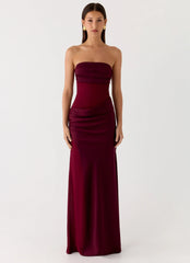 Champagne Skies Maxi Dress Plum