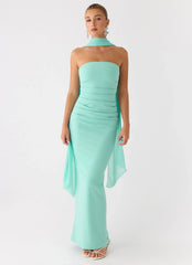 Libra Maxi Dress Aqua