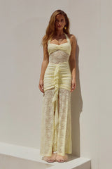 ANNIKA MAXI DRESS LEMON