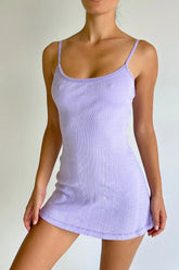 Gwyneth Lounge Mini Dress Violetta