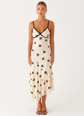 Amelia Midi Dress Nude