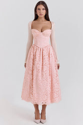 ballerina pink lace corset skirt and bolero sale