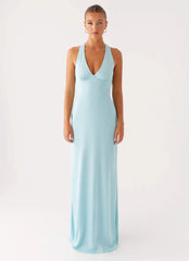 Desi Halterneck Maxi Dress Mint