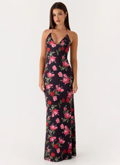 Lorrieanne Maxi Dress Midnight Bloom
