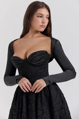 black lace corset skirt and bolero sale