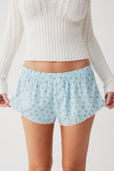 Tinsley Mini Boxer Short Cozy Stripe