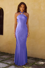 CHARA LOW CROSS BACK MAXI DRESS PERIWINKLE