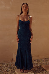 FLORENZA MAXI DRESS NAVY