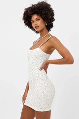 Gwen Waffle Mini Dress Day Lily