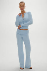 Dawson Knit Fold Over Pants Daydream
