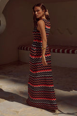 ANDREA MAXI DRESS JAFFA COMBO