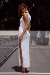 BALIN MIDI DRESS WHITE