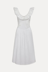 Georgia Cotton Embroidered Midi Dress Angels Meadow