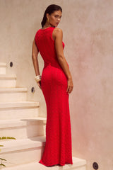 ELLIRA MAXI DRESS RED