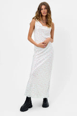 Cara Satin Maxi Dress Day Lily
