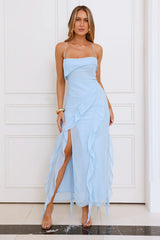 Station Of Luxe Maxi Dress Blue