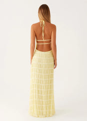 Aullie Maxi Dress Yellow