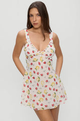 Dreamer Chiffon Mini Dress Amalfi