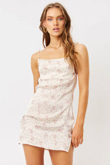 Margrette Silk Dress Sweet Rose