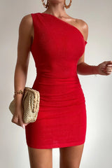 CHYNA MINI DRESS RED
