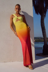 KYREE MAXI DRESS MIMOSA OMBRE