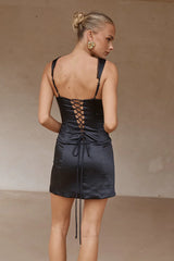 AMALDA MINI DRESS BLACK