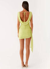 Good Fortune Mini Dress Lime