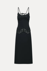 Ethereal Satin Lace Maxi Dress Meet Me At Dusk