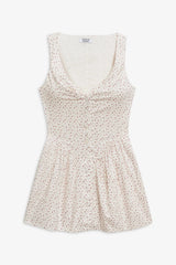 Charlotte Floral Corset Mini Dress Tea Party
