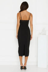 Vintage Desire Midi Dress Black