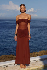MEILA MAXI DRESS ESPRESSO